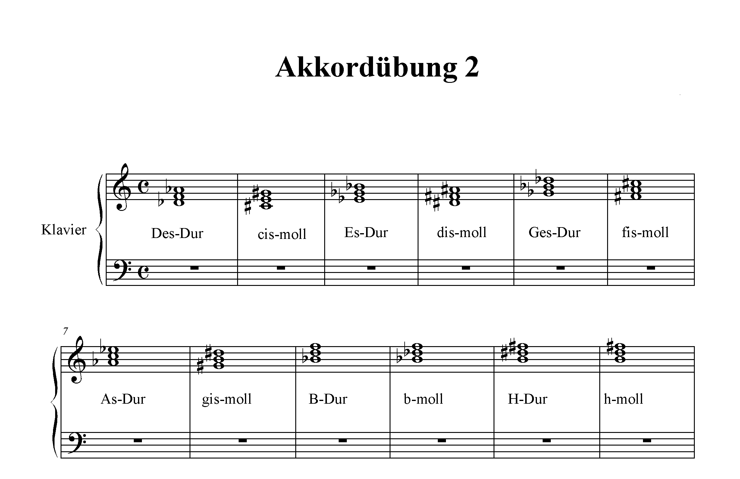 Akkordübung 2
